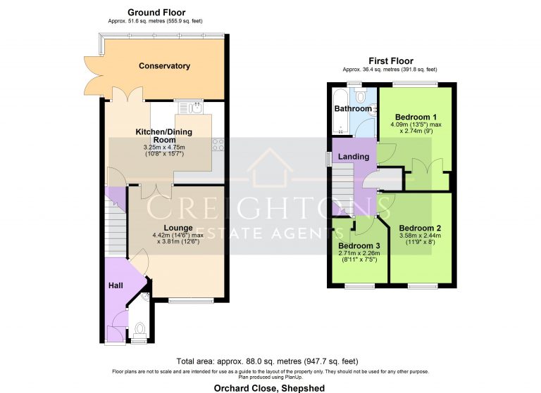 Orchard Close, Shepshed - all floors