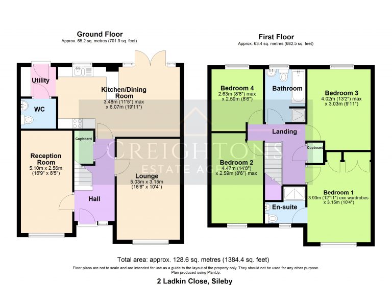 2 Ladkin Close, Sileby floorplan