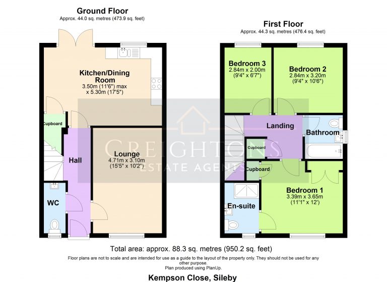 Kempson Close, floorplan