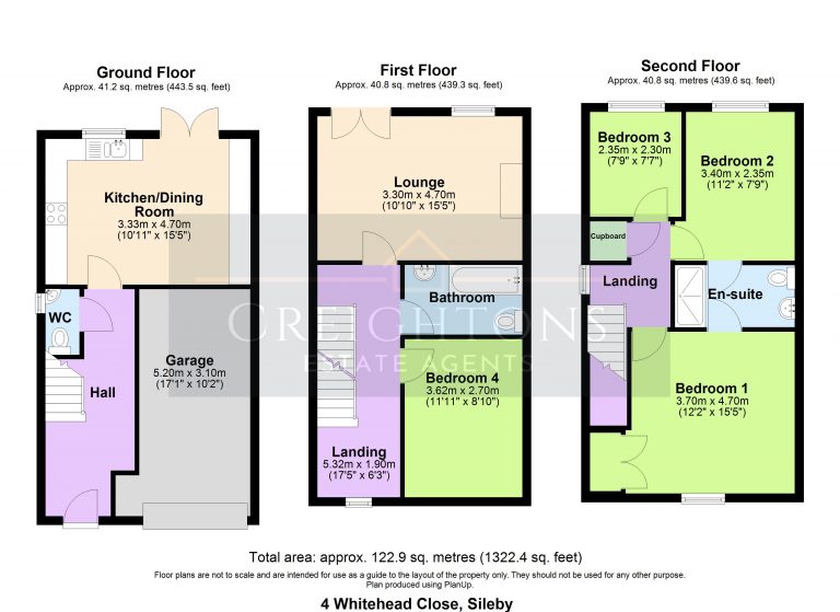 4 Whitehead Close, Sileby floorplan