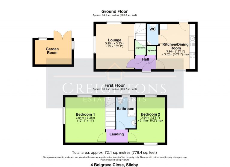 4 Belgrave Close, Sileby floorplan