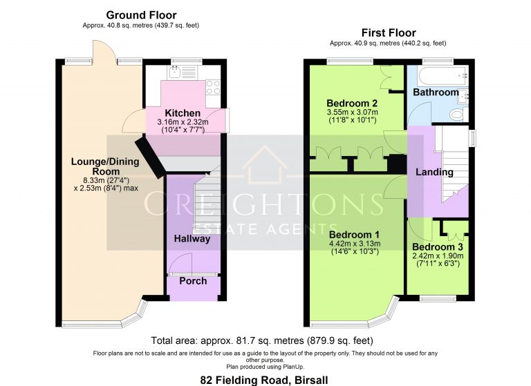 82 Fielding Road floorplan