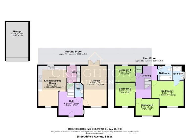 65 Southfield Avenue, Sileby FP